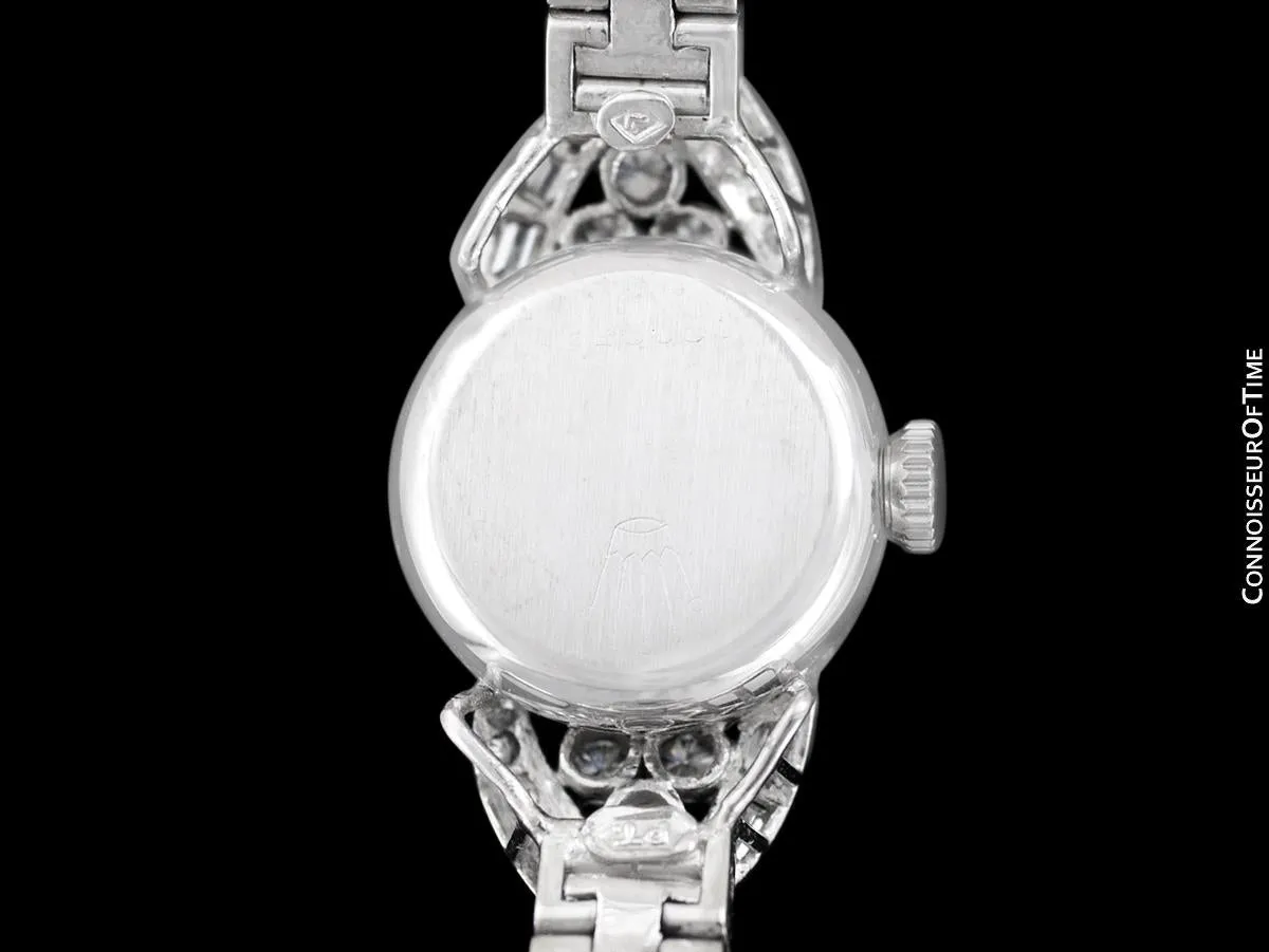 1966 Rolex Ladies Vintage Cocktail Watch - 18K White Gold & Diamonds
