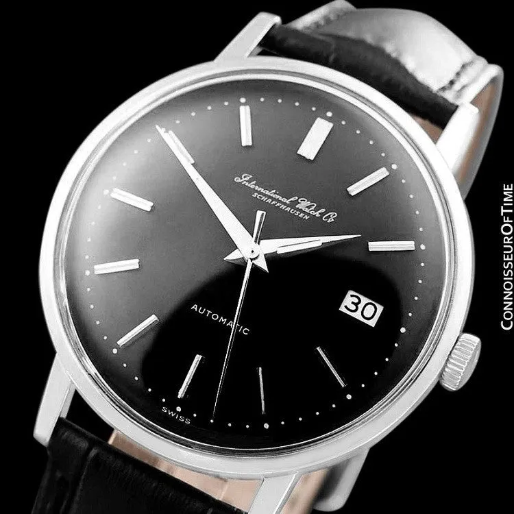 1968 IWC Vintage Mens Full Size Watch, Cal. 8541 Automatic with Date - Stainless Steel