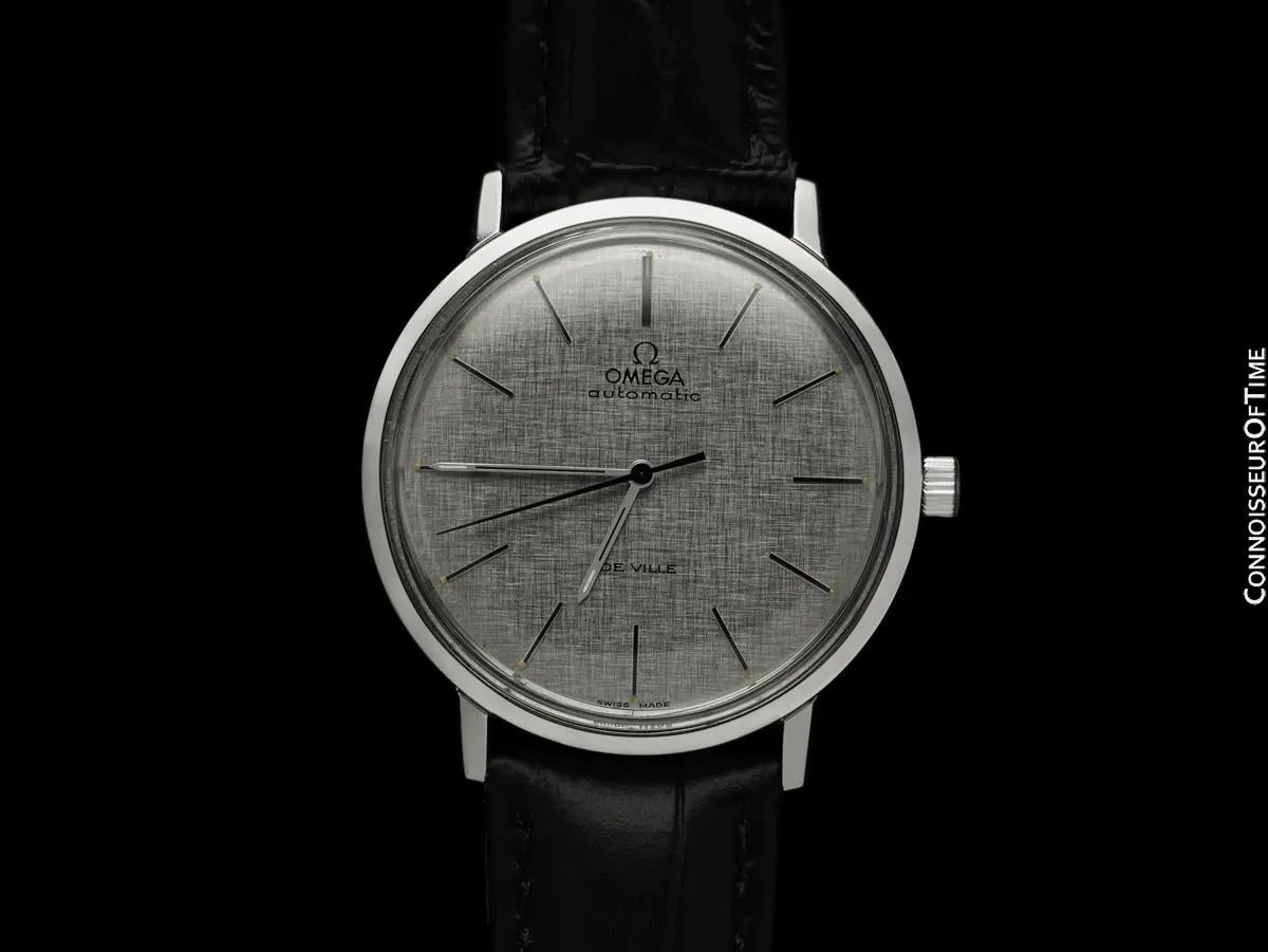 1968 Omega Vintage De Ville Mens Classic Automatic Watch - Stainless Steel