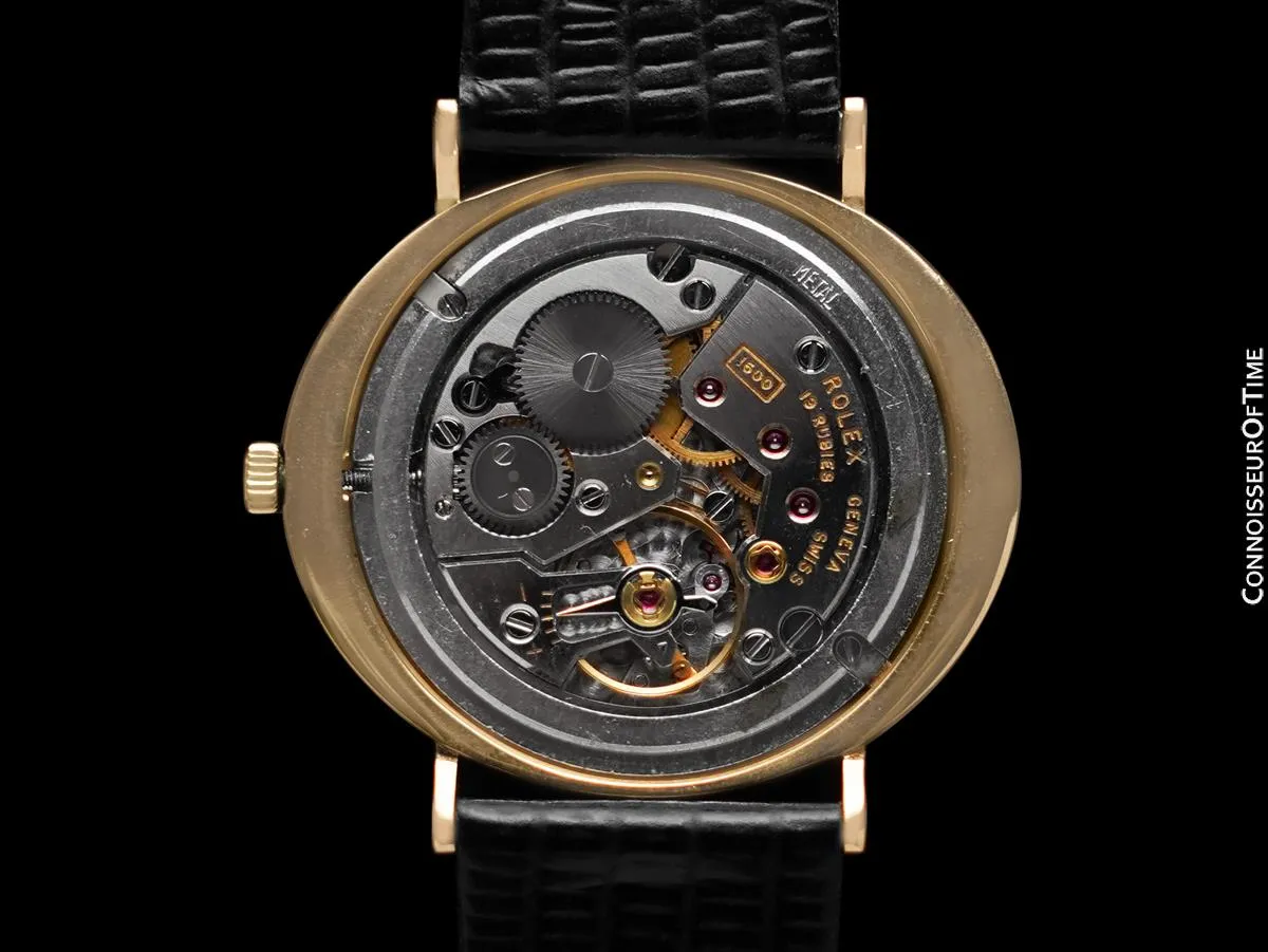 1971 Rolex Cellini Vintage Mens Handwound Ref. 3768 Watch - 18K Gold