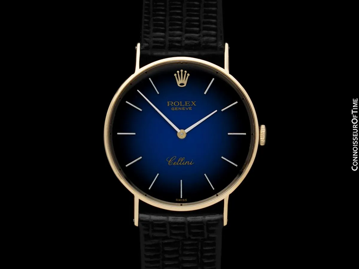 1972 Rolex Cellini Vintage Mens Handwound Ref. 3833 Watch - 18K Gold