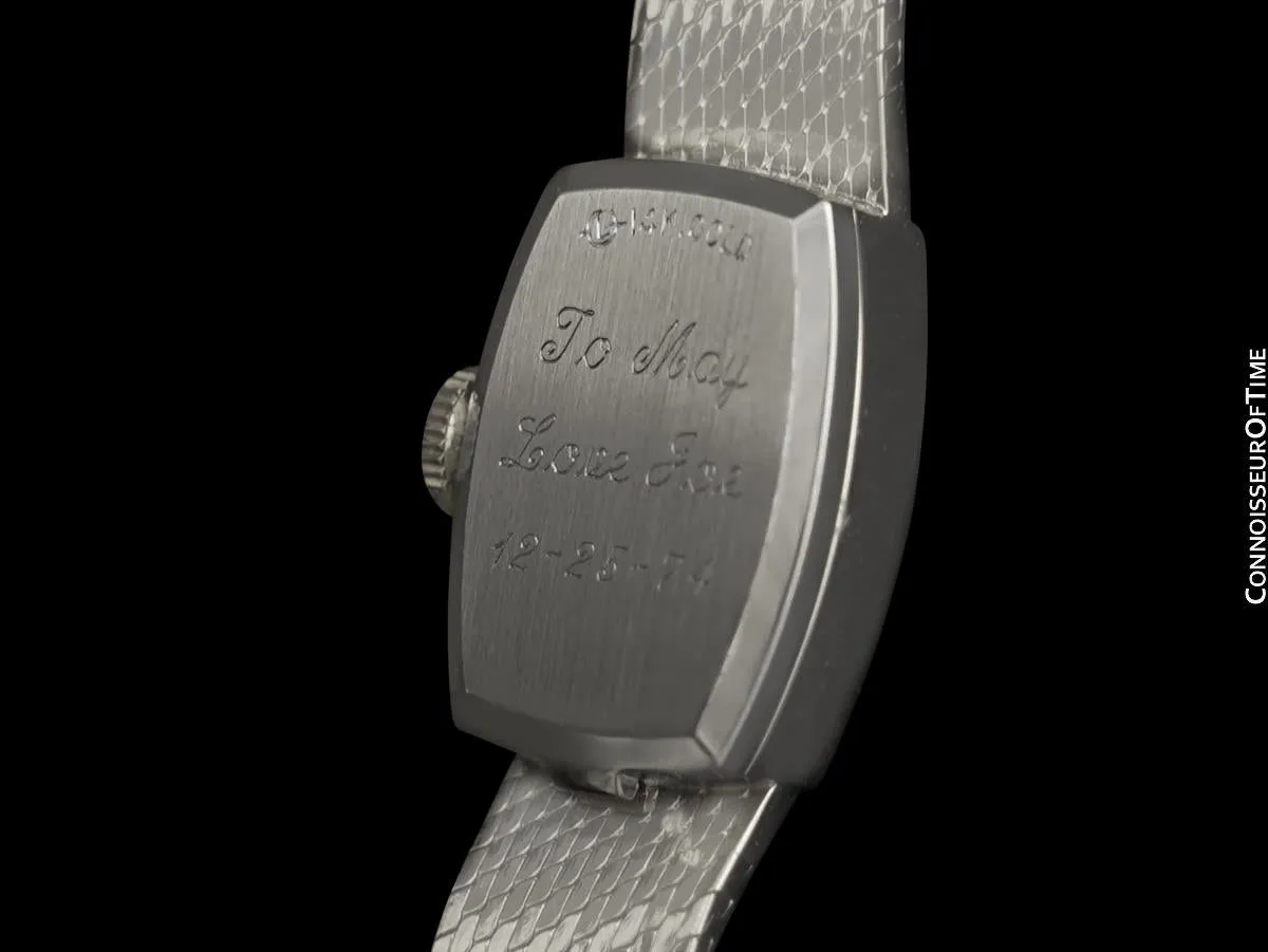 1974 Rolex Ladies Vintage Pre-Cellini Dress Bracelet Watch - 14K White Gold
