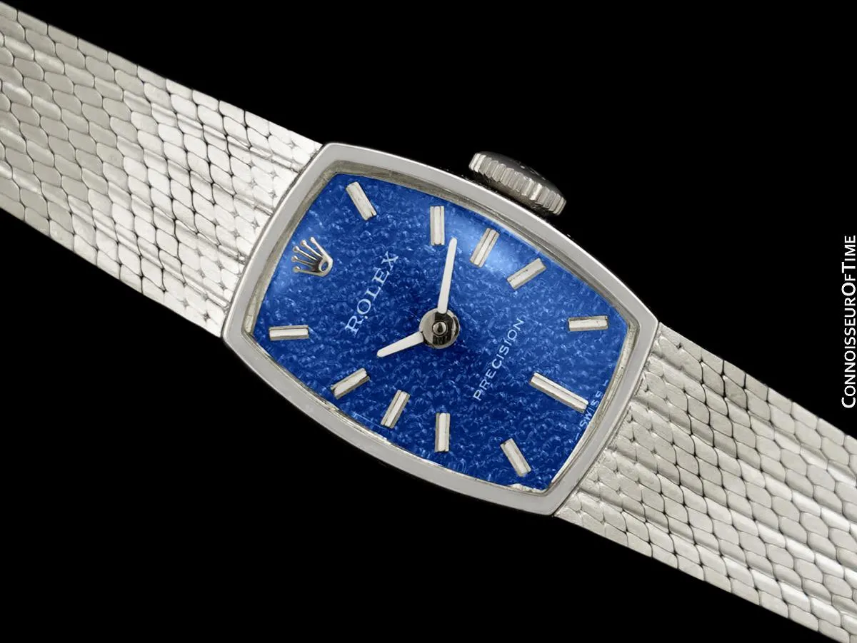 1974 Rolex Ladies Vintage Pre-Cellini Dress Bracelet Watch - 14K White Gold