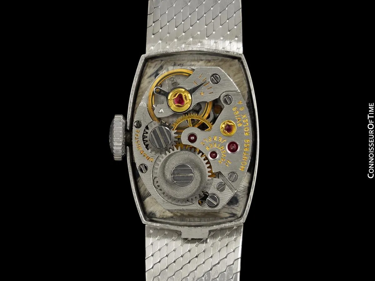 1974 Rolex Ladies Vintage Pre-Cellini Dress Bracelet Watch - 14K White Gold
