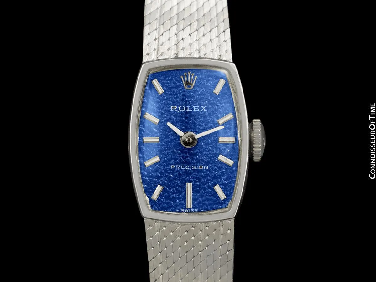 1974 Rolex Ladies Vintage Pre-Cellini Dress Bracelet Watch - 14K White Gold