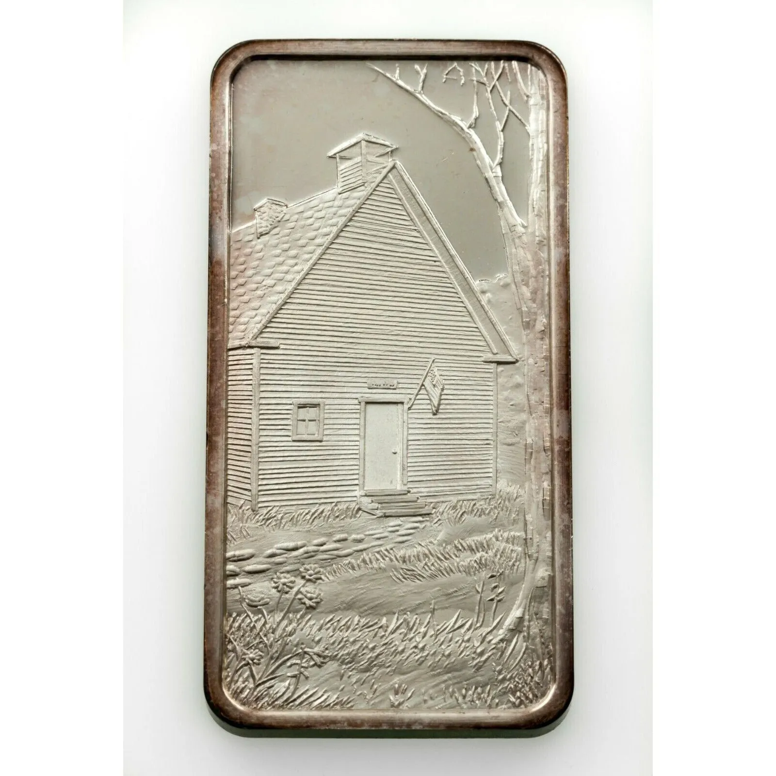 1975 Hamilton Mint America The Beautiful 1oz Silver Art Bars Lot of 3 Bars