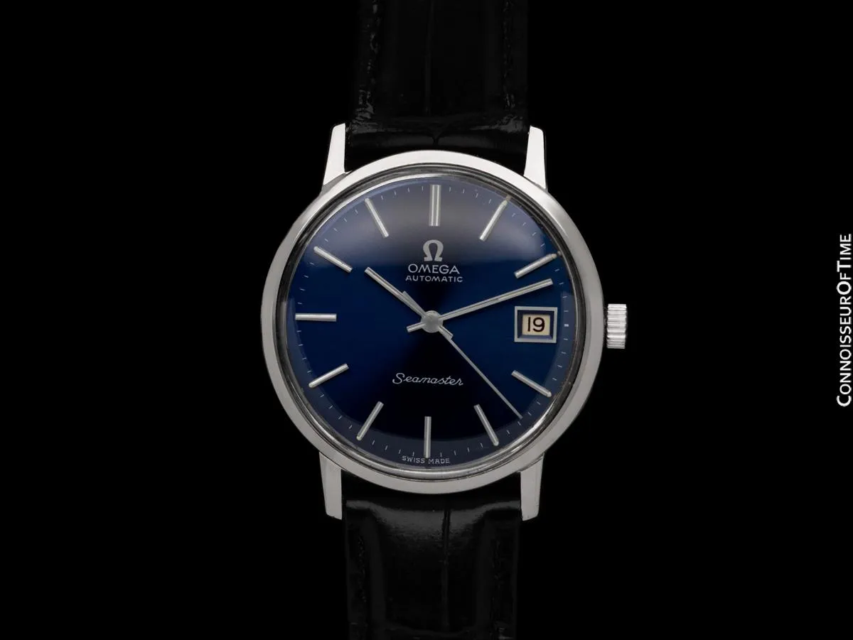 1979 Omega Seamaster Mens Vintage Watch, Automatic, Date - Stainless Steel