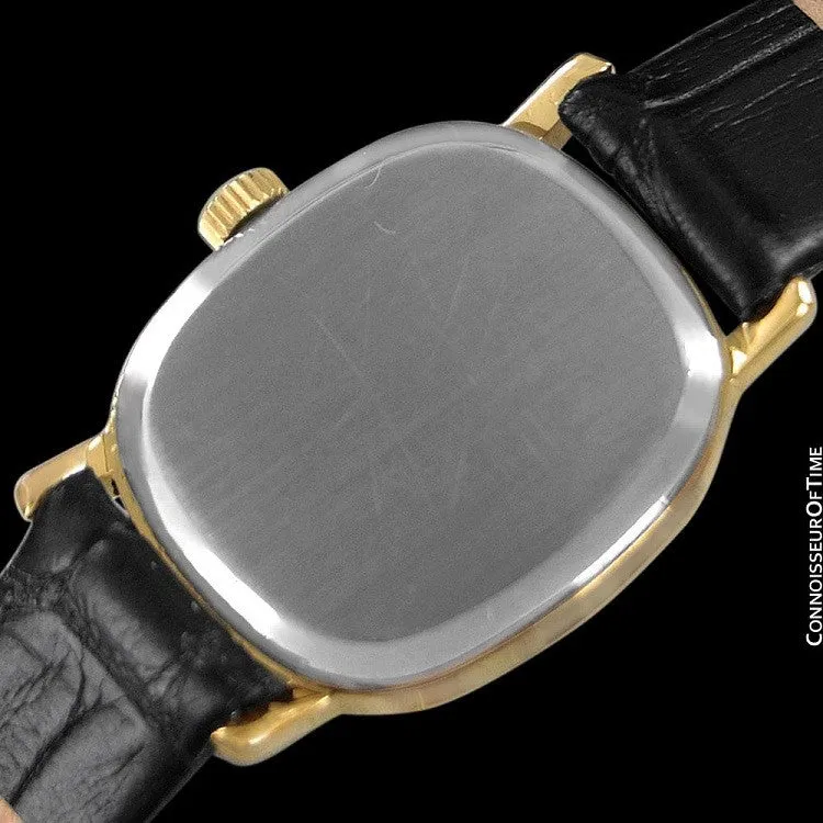 1980 Omega De Ville Vintage Ladies Watch - 18K Gold Plated & Stainless Steel