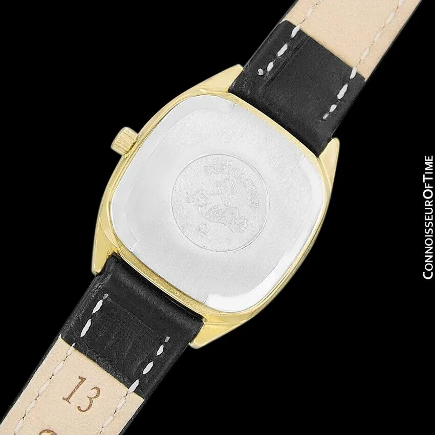 1982 Omega Seamaster Vintage Ladies Watch - 18K Gold Plated & Stainless Steel