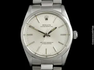 1988 Rolex Oyster Perpetual Vintage Mens Watch, Ref. 1002 - Stainless Steel