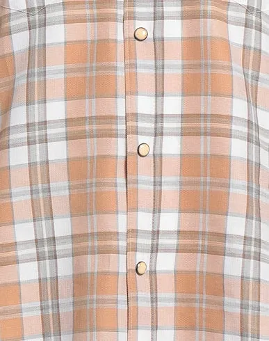 $495 ELEVENTY - *SNAP FRONT*  Neutral Cotton Dress Shirt - L (41)