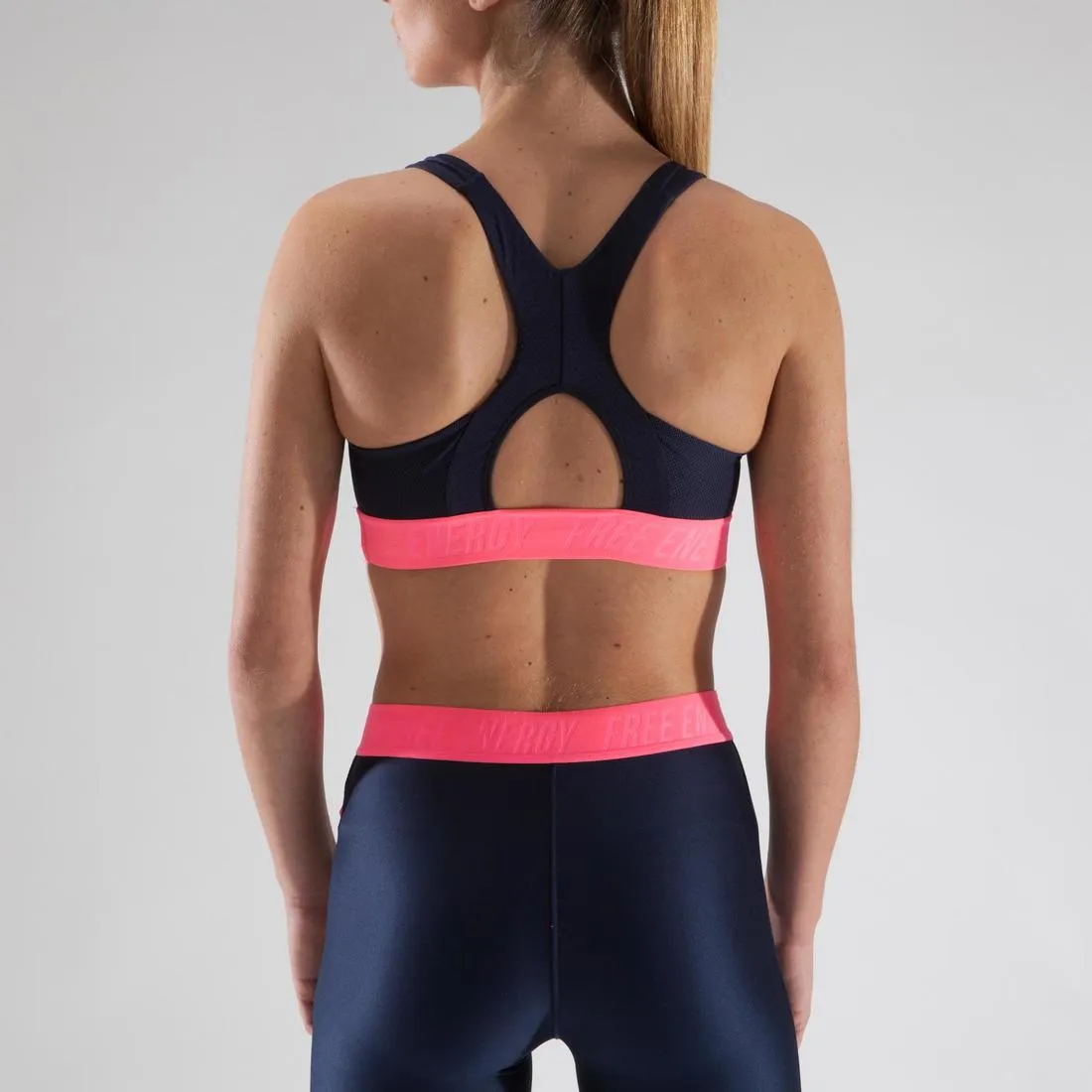 500 Women's Cardio Fitness Bra -  Tropical Details