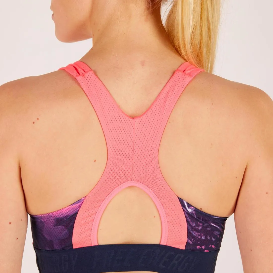500 Women's Cardio Fitness Bra -  Tropical Details