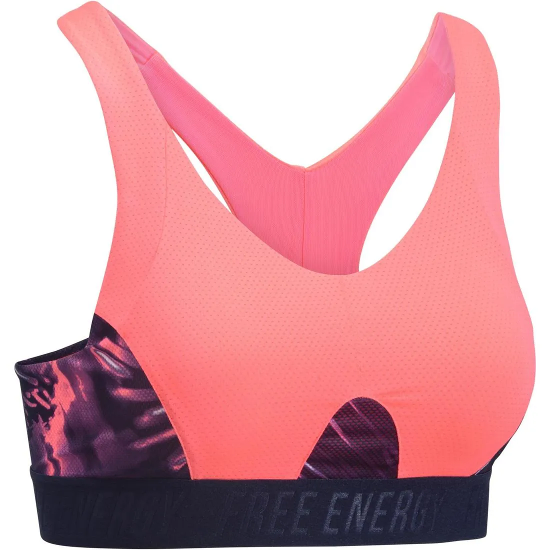 500 Women's Cardio Fitness Bra -  Tropical Details