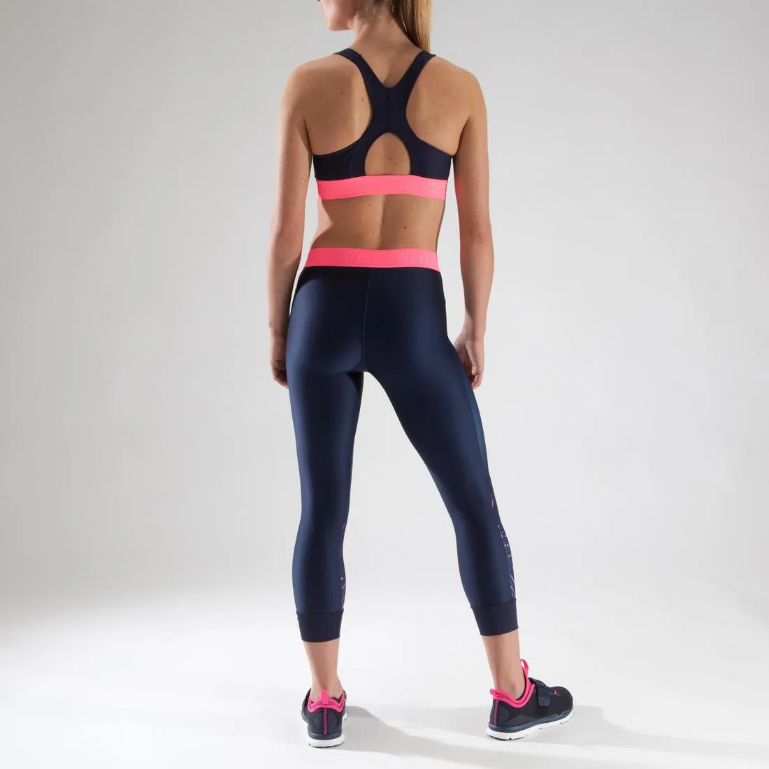 500 Women's Cardio Fitness Bra -  Tropical Details