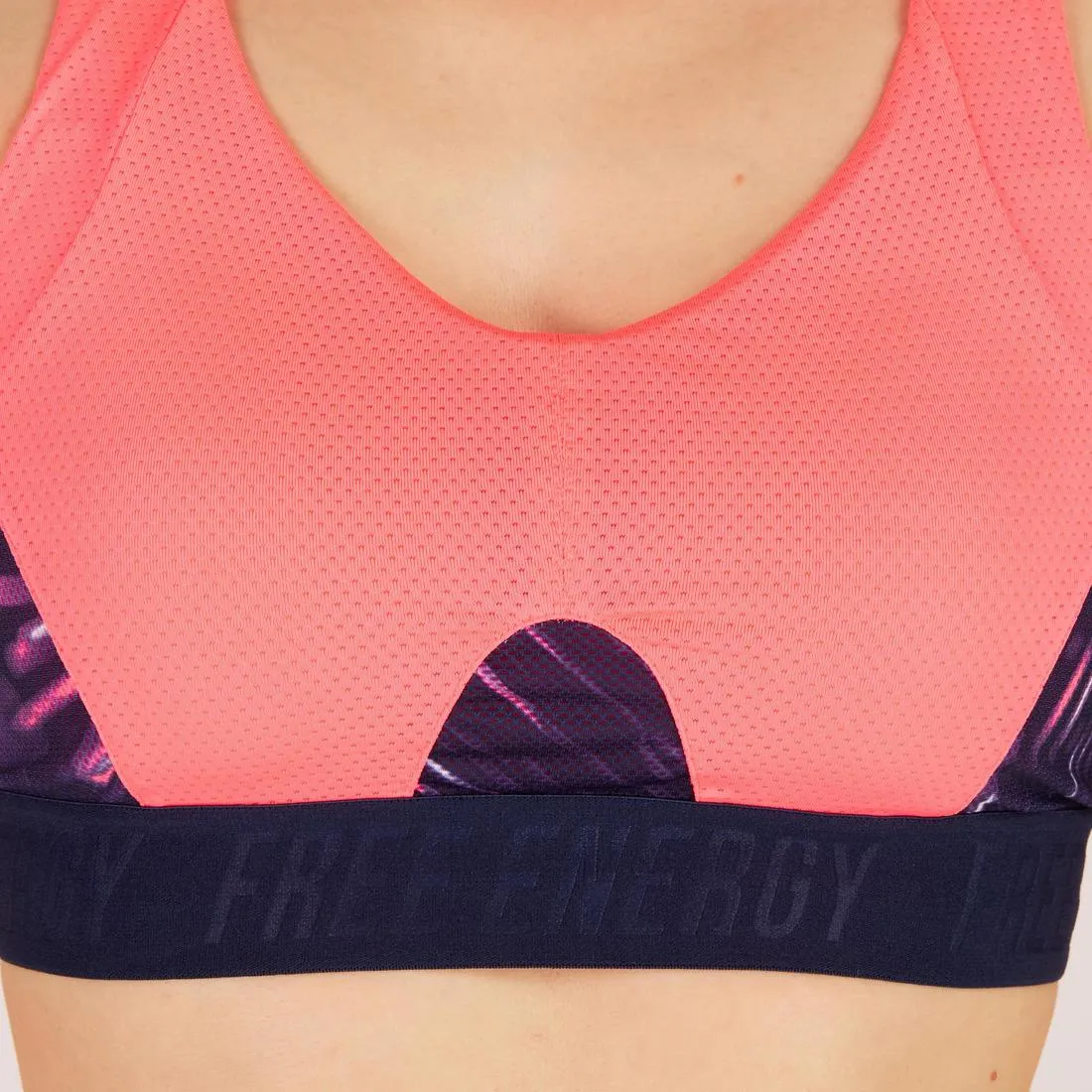 500 Women's Cardio Fitness Bra -  Tropical Details