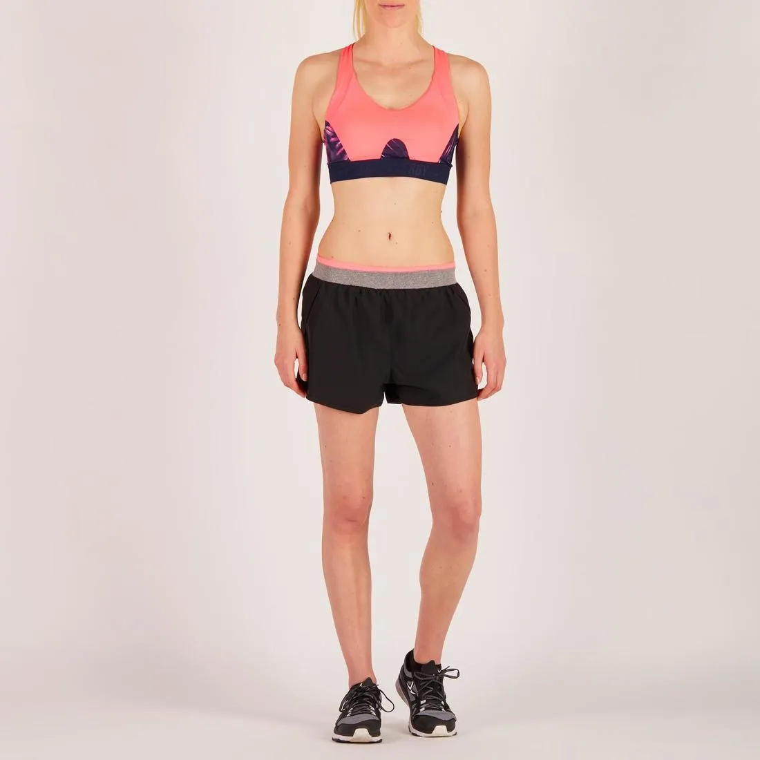 500 Women's Cardio Fitness Bra -  Tropical Details