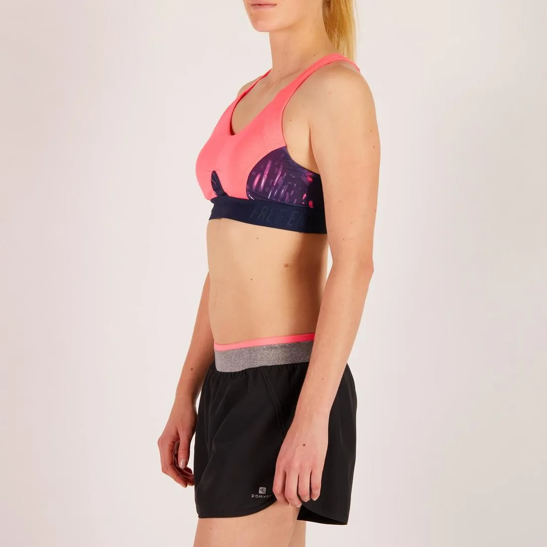 500 Women's Cardio Fitness Bra -  Tropical Details