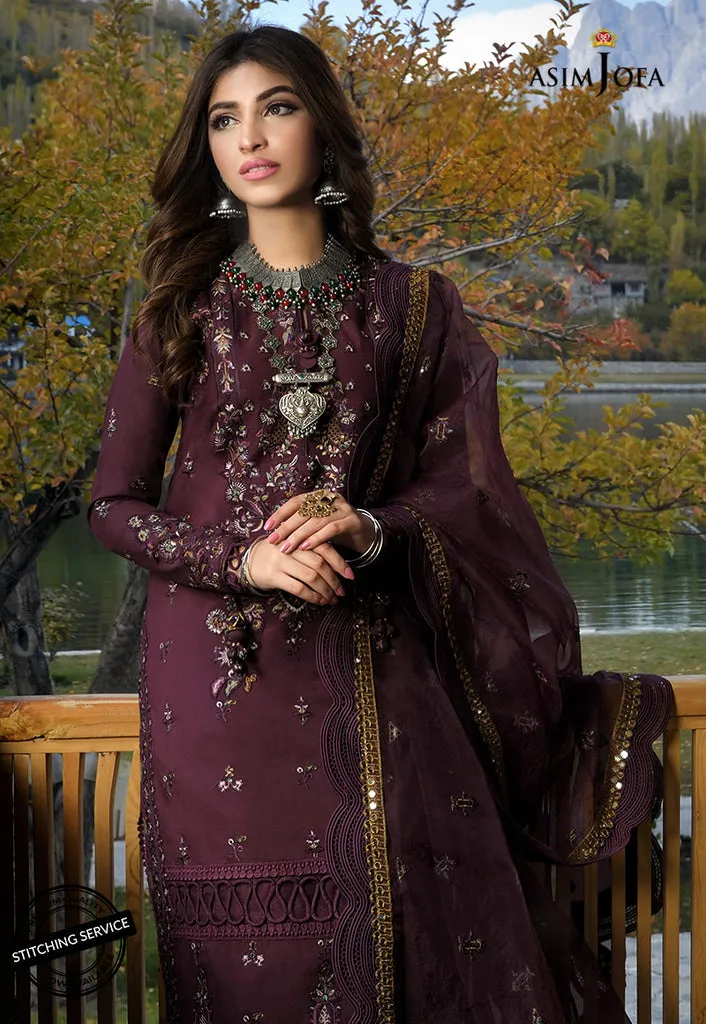 AJSL-16 | Asim Jofa Shehr-e-Yaar Luxury Lawn Collection 2022 | Unstitched Embroidered Lawn Suits