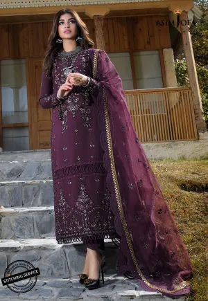 AJSL-16 | Asim Jofa Shehr-e-Yaar Luxury Lawn Collection 2022 | Unstitched Embroidered Lawn Suits