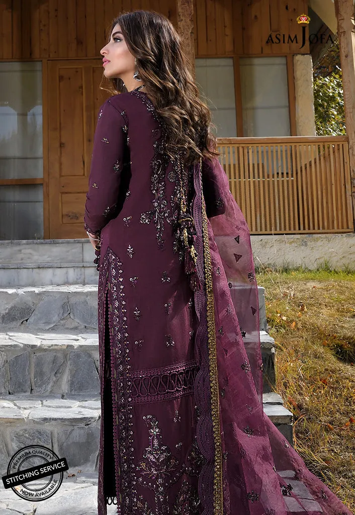 AJSL-16 | Asim Jofa Shehr-e-Yaar Luxury Lawn Collection 2022 | Unstitched Embroidered Lawn Suits