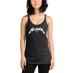 Aloha Tribe Aloha Metal Womens Racerback Tank