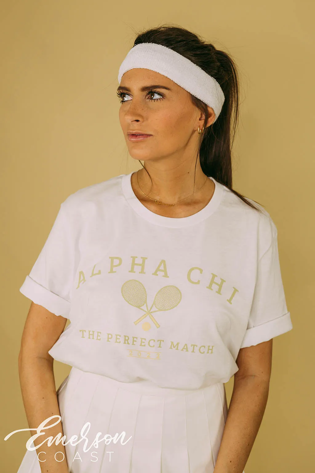 Alpha Chi The Perfect Match Bid Day Tee