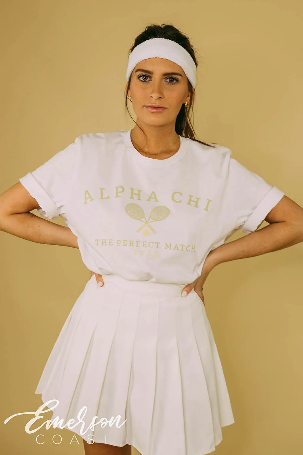 Alpha Chi The Perfect Match Bid Day Tee