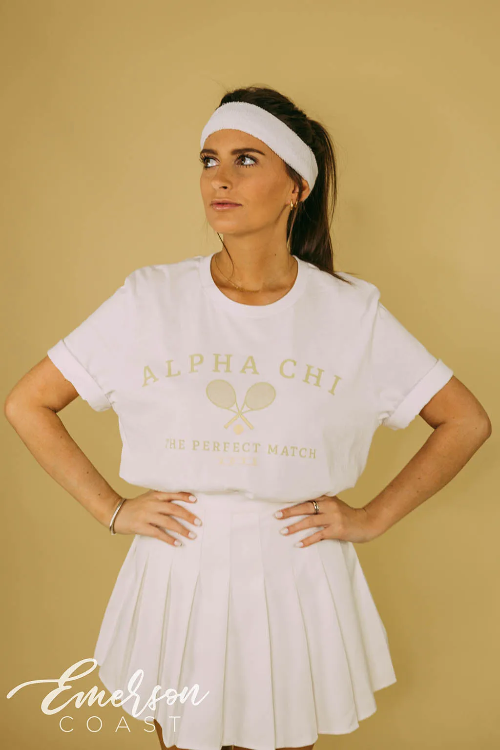 Alpha Chi The Perfect Match Bid Day Tee