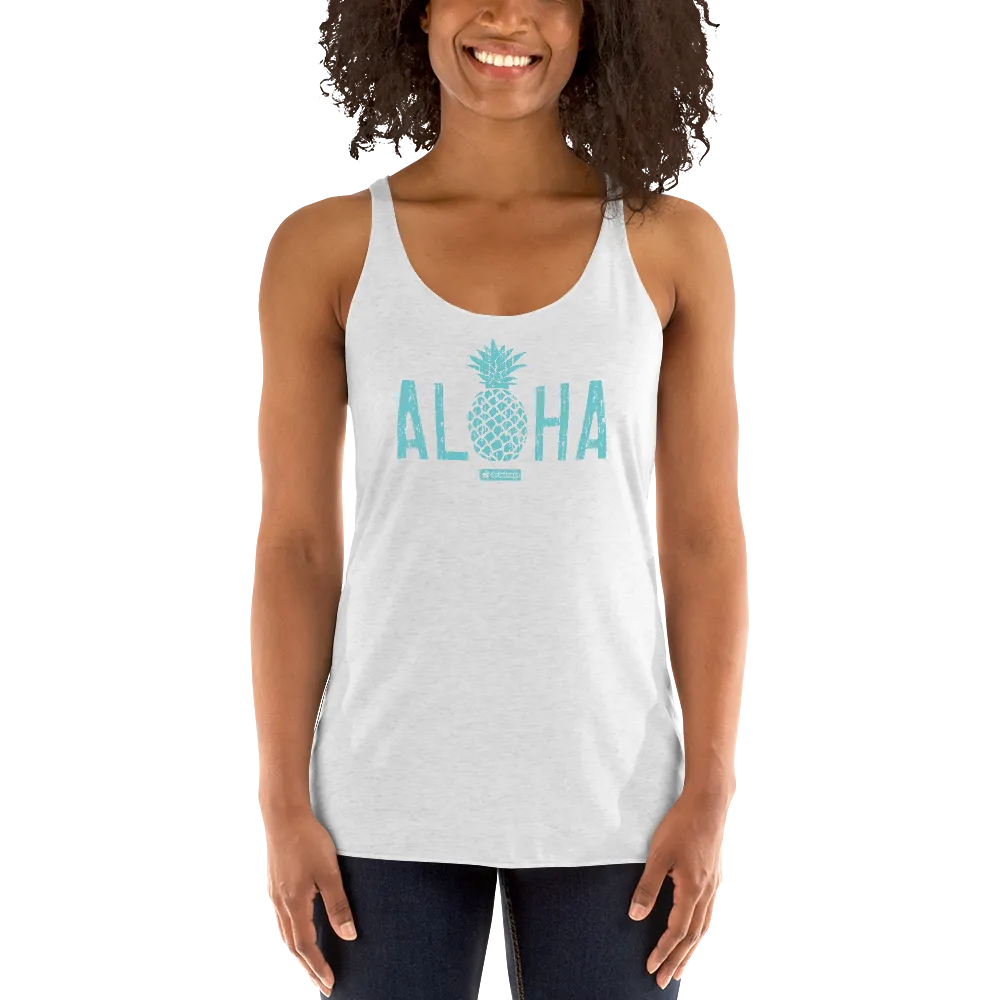 Alter Ego Aloha Pineapple Womens Racerback Tank
