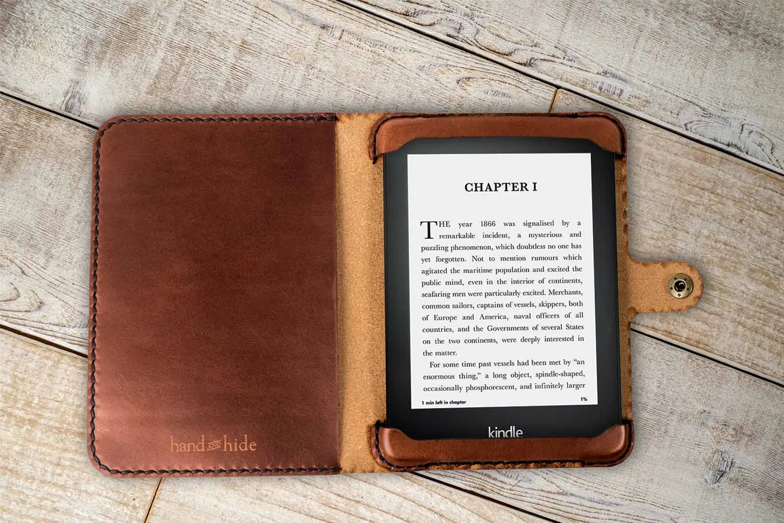 Amazon Base Kindle Classic Leather Tablet Case