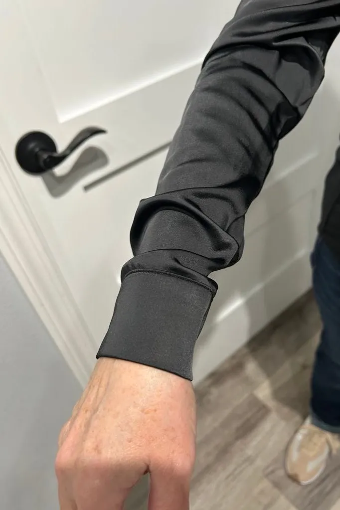 Analise Long Sleeve Button Up Tab Sleeve