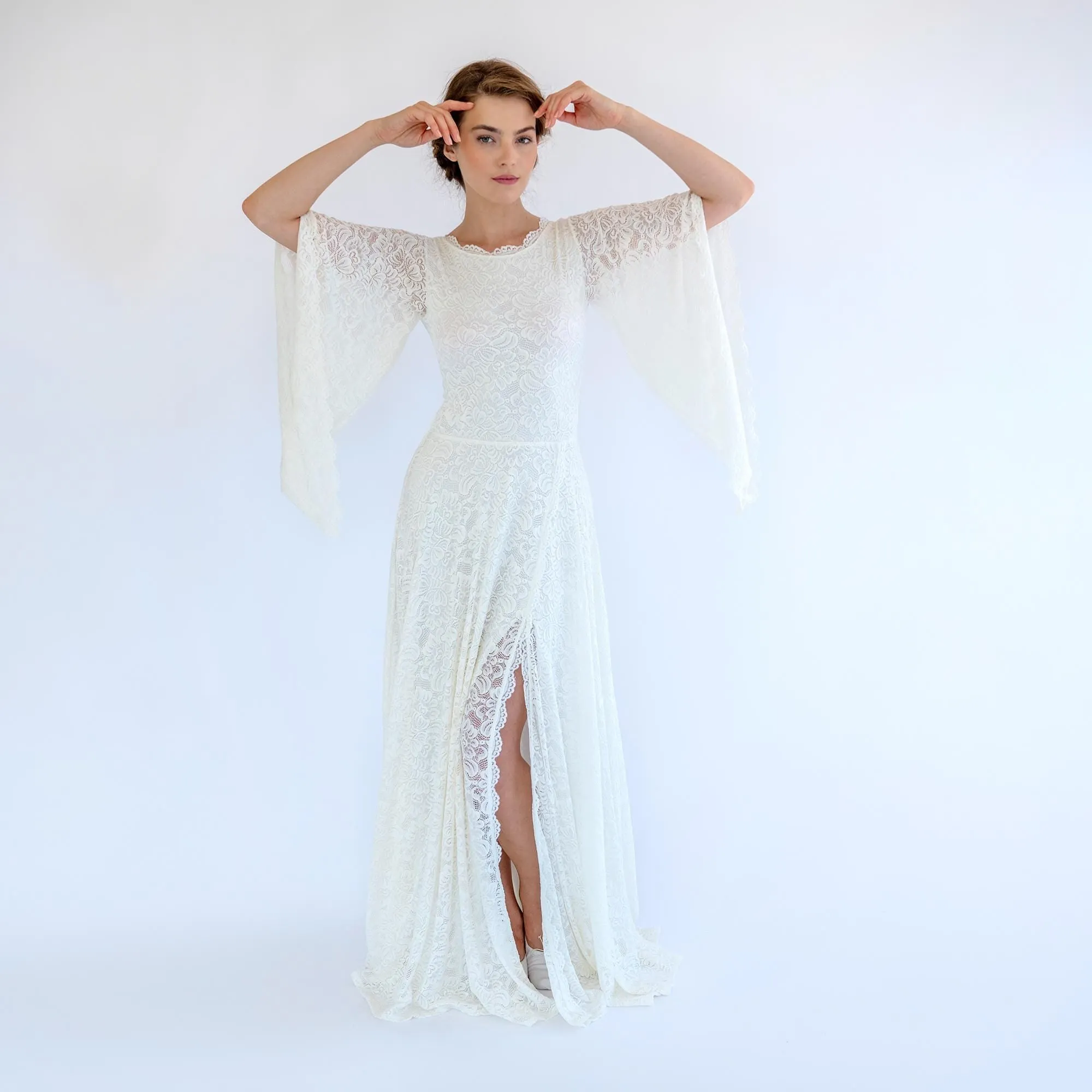 Angel Sleeve Bridal Gown #1502