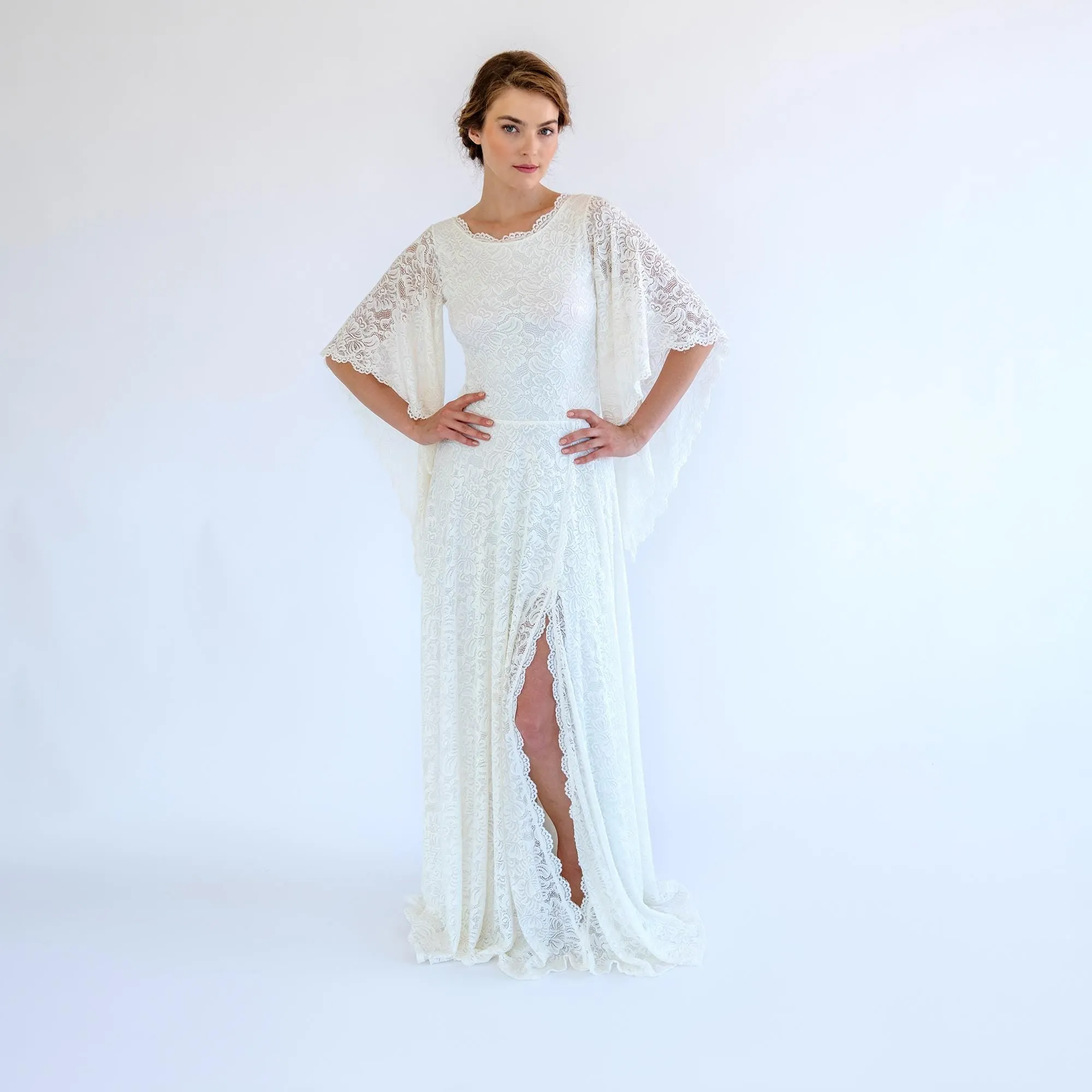 Angel Sleeve Bridal Gown #1502