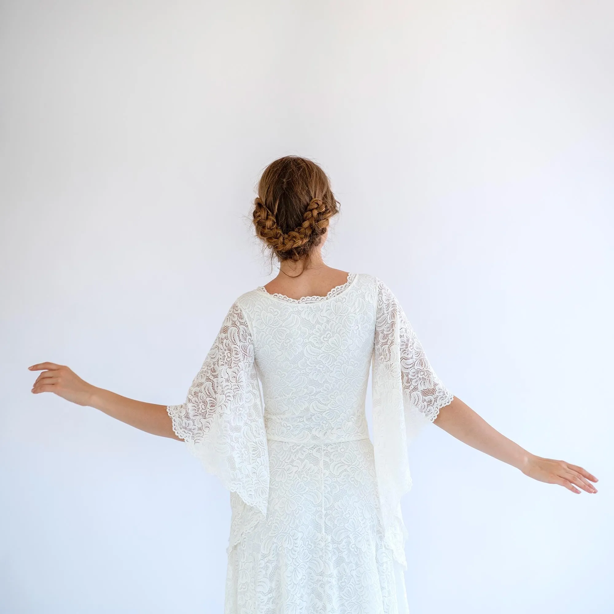 Angel Sleeve Bridal Gown #1502