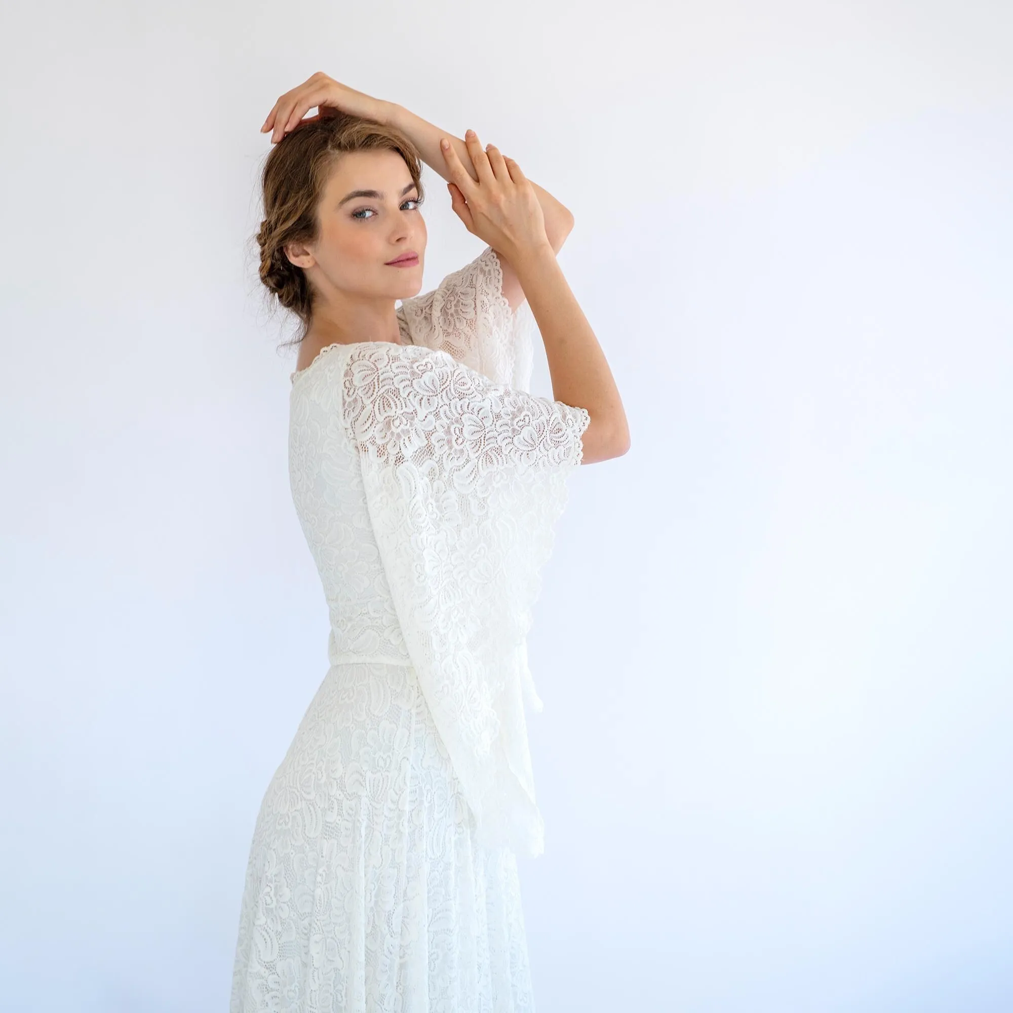 Angel Sleeve Bridal Gown #1502