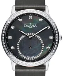 Audrey Quartz Swiss-Made Black Ladies Dress Watch 16755785