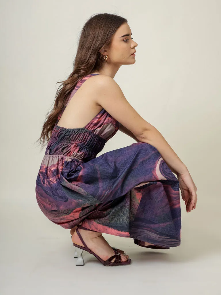 August Printed Dress