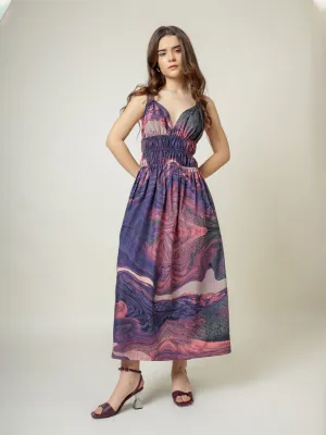 August Printed Dress