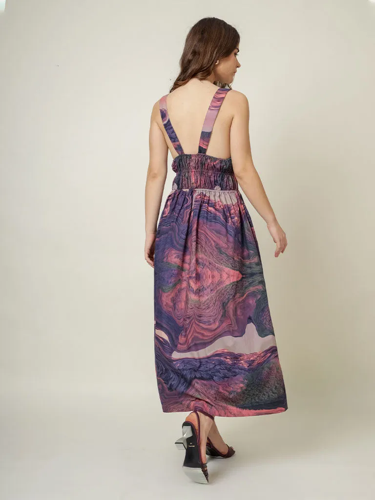 August Printed Dress