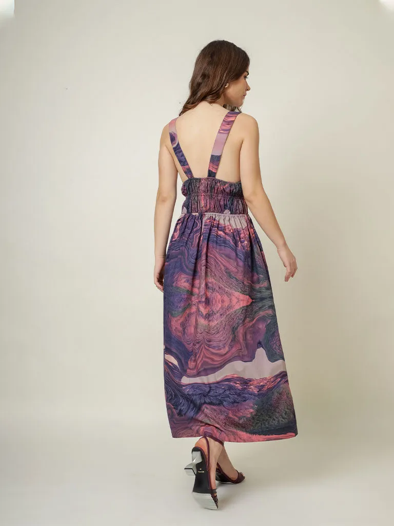 August Printed Dress
