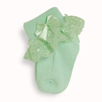 Baby Toddlers Lace Socks - Pack of 4, Color May Vary