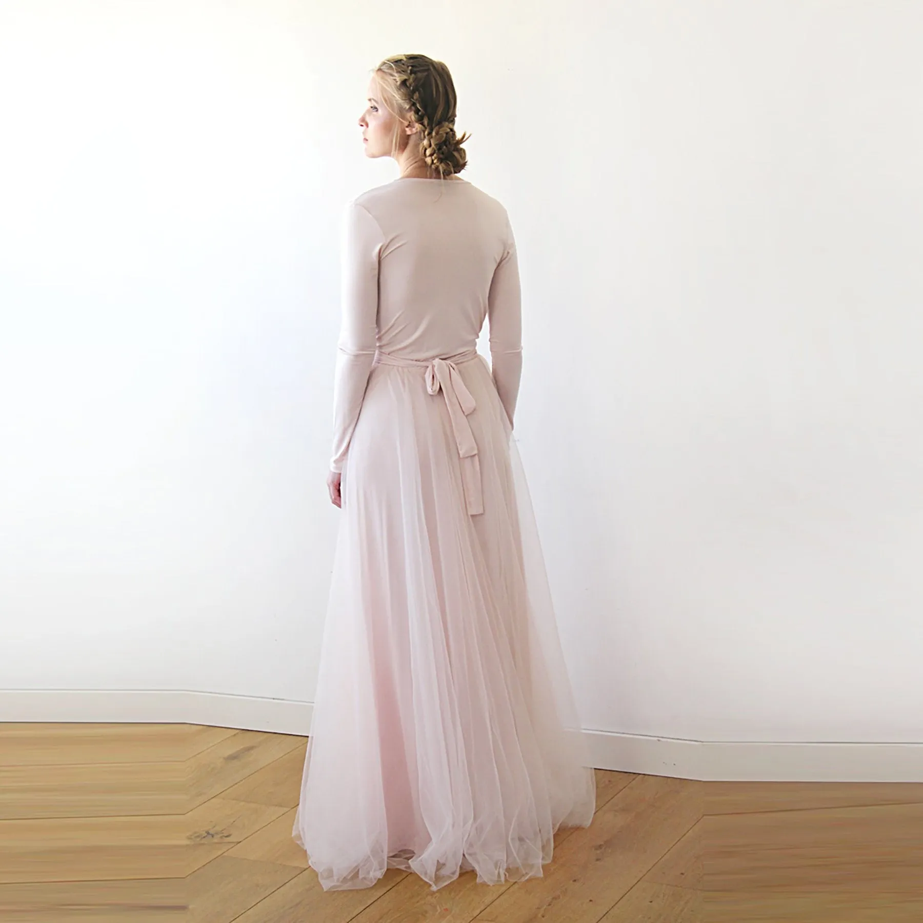 Beaded Fabric Sash #4003