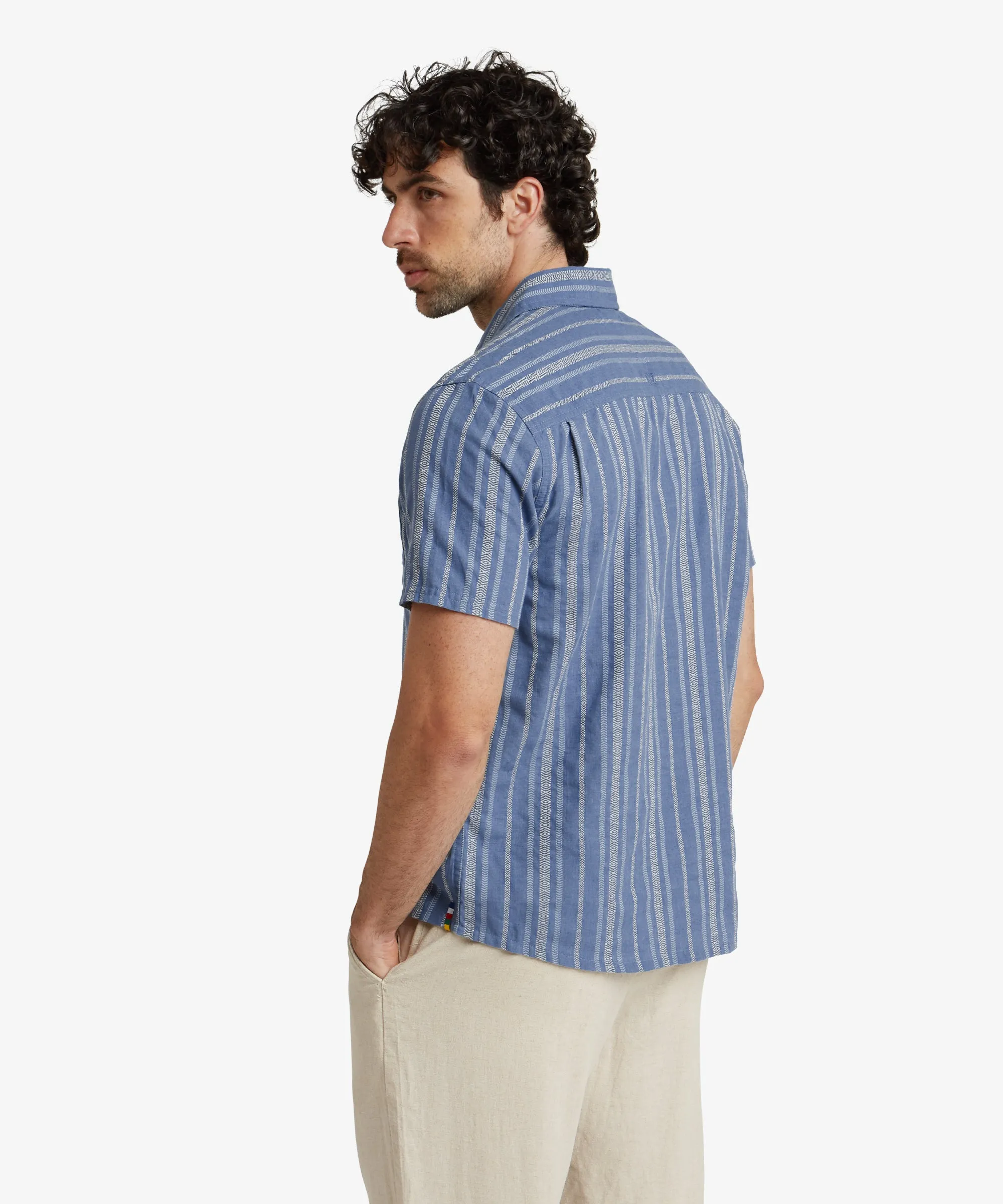 Belbari Short Sleeve Shirt - Seaport Blue