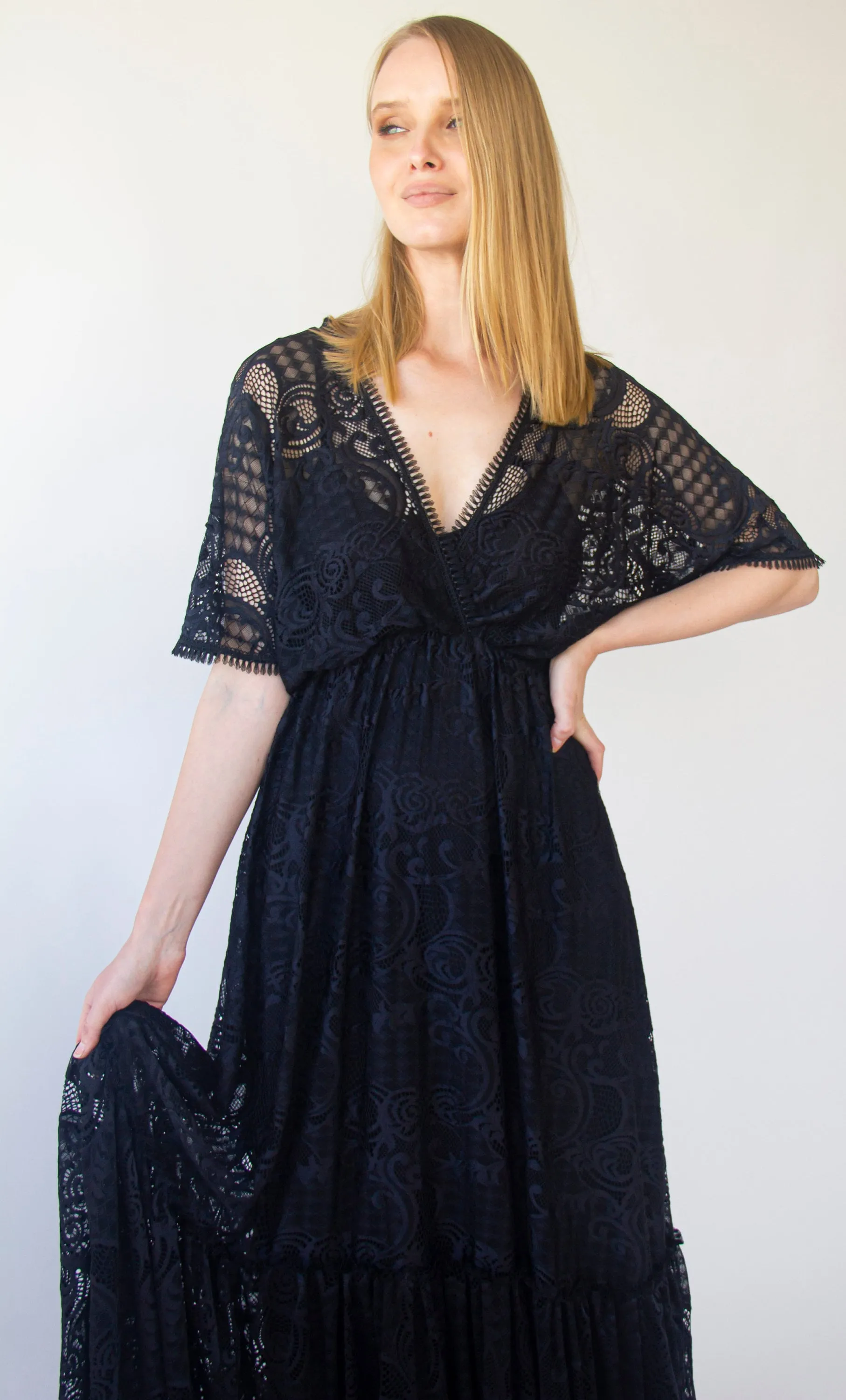 Black Lace Dress #1241