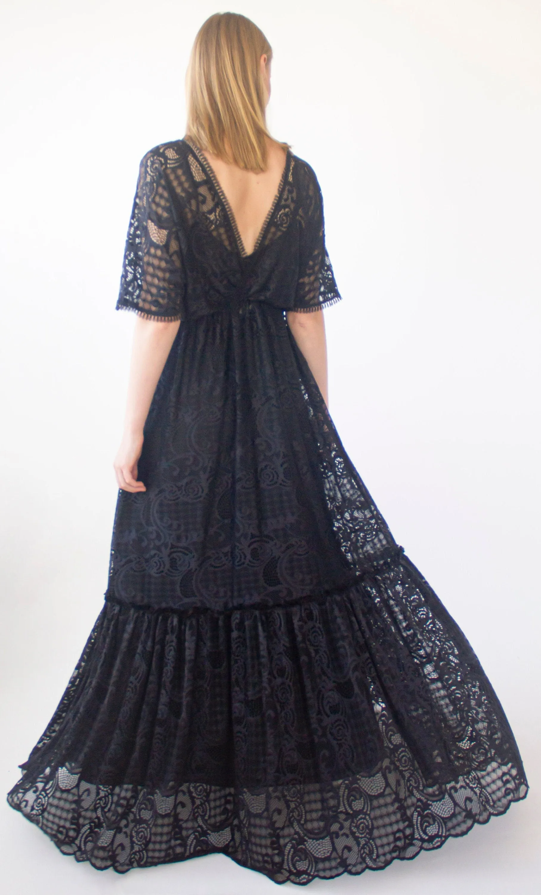 Black Lace Dress #1241