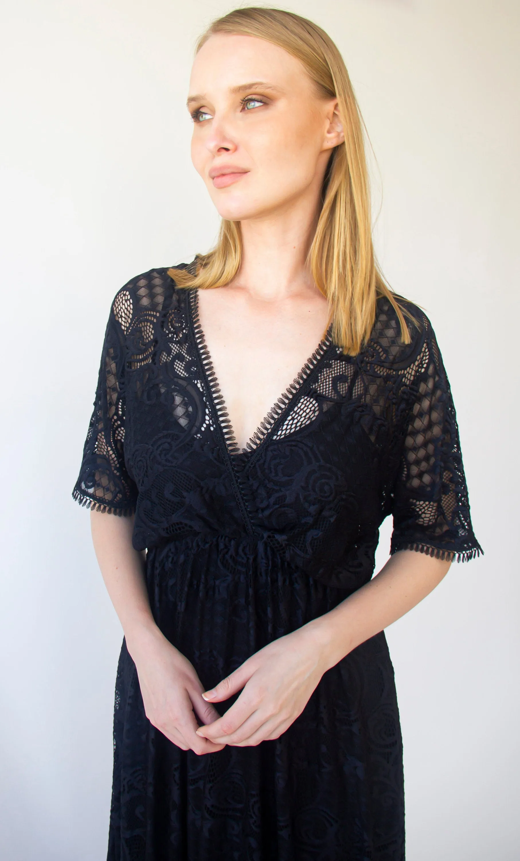 Black Lace Dress #1241