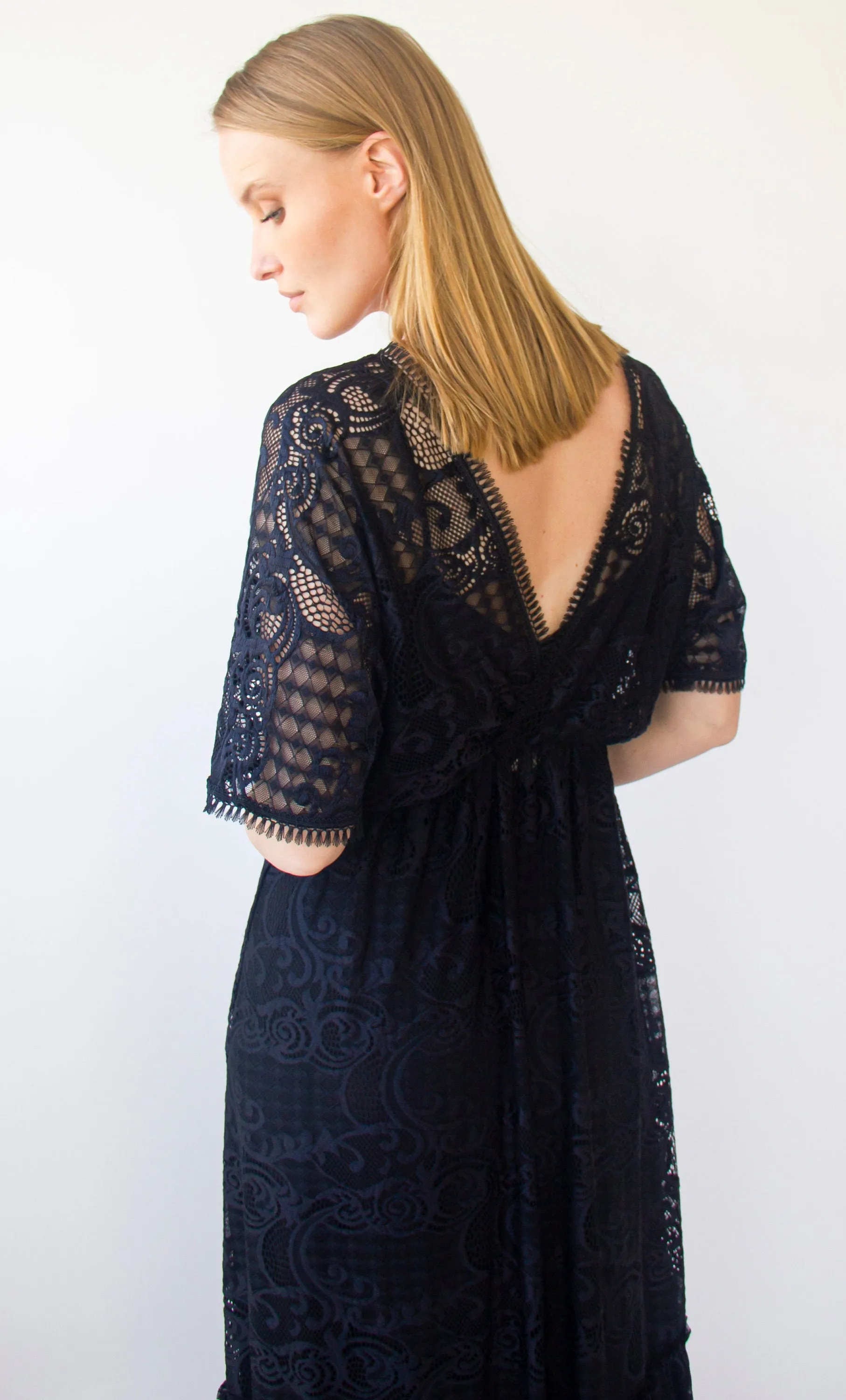 Black Lace Dress #1241