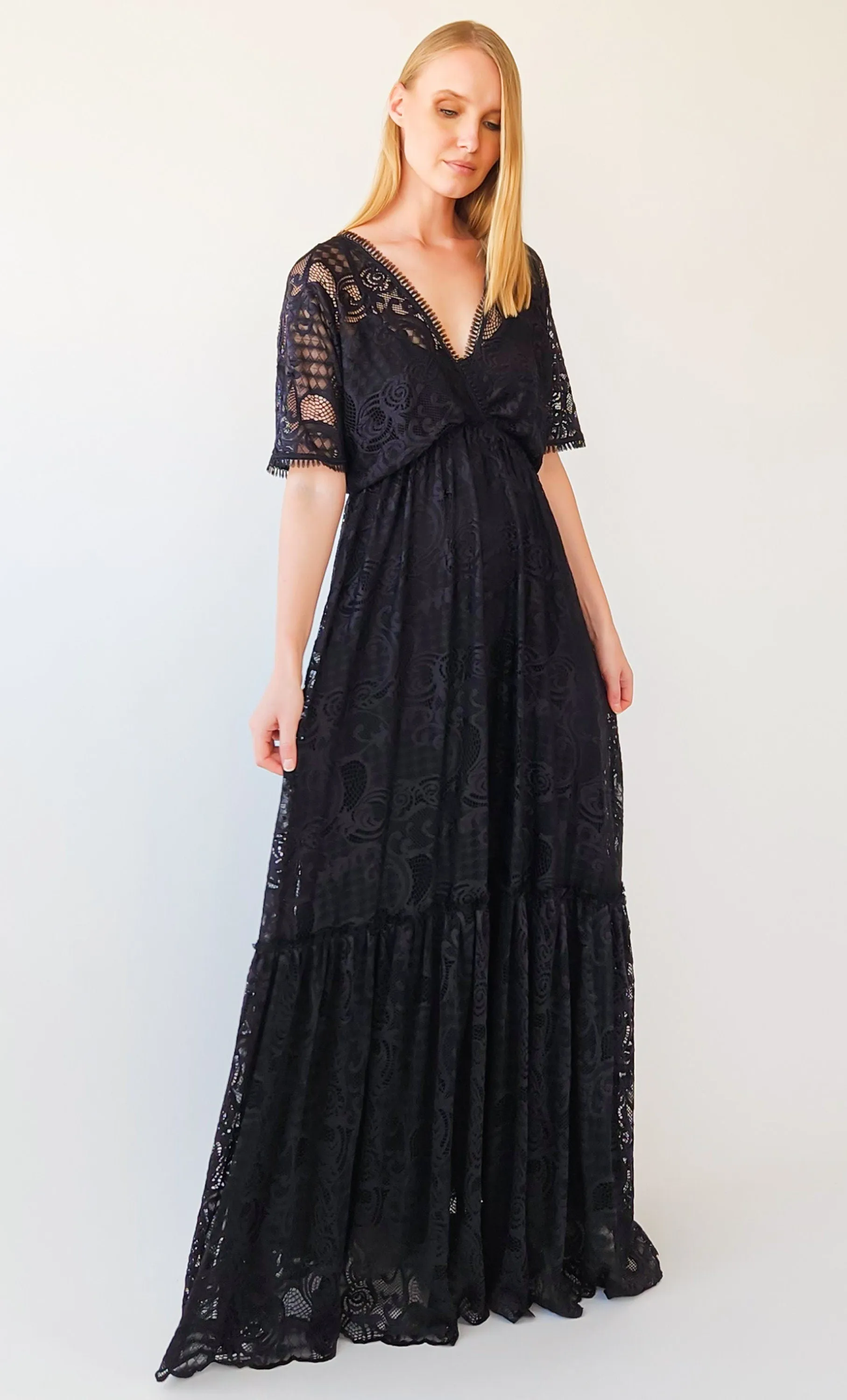 Black Lace Dress #1241