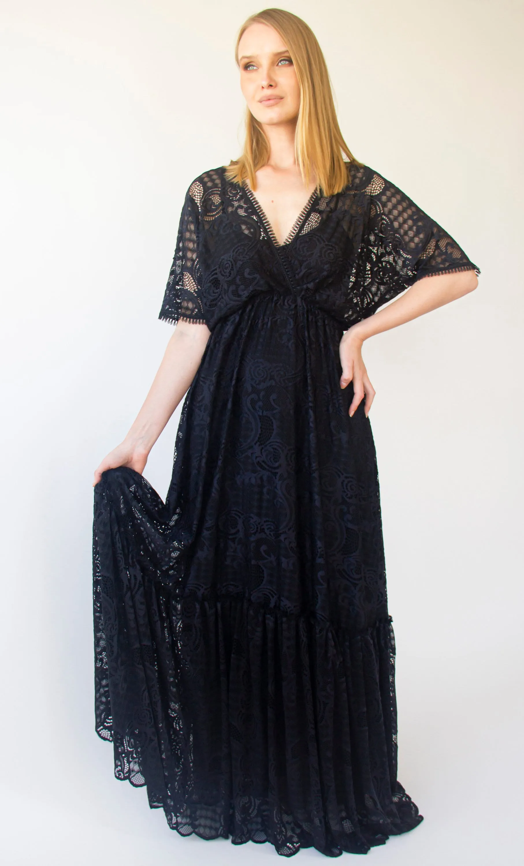 Black Lace Dress #1241